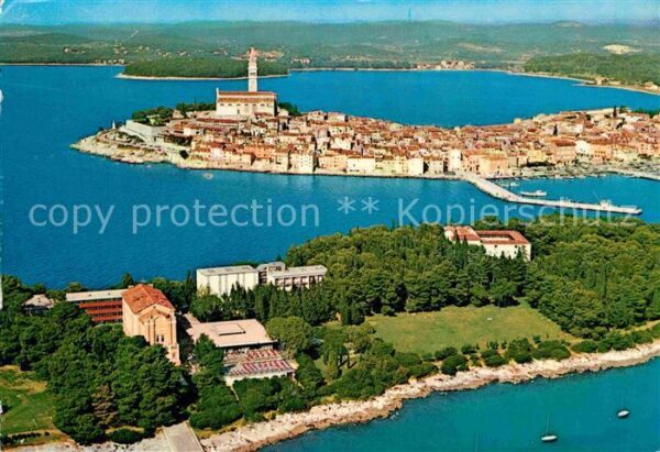 Rovinj Istrien Fliegeraufnahme