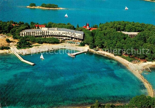 Rovinj Istrien Fliegeraufnahme