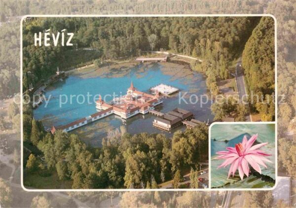 Heviz Fliegeraufnahme Thermalbad