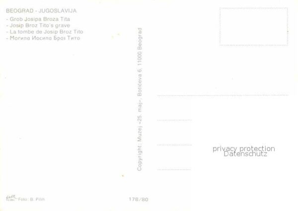 Beograd Belgrad Grob Josipa Broza Tita – Bild 2
