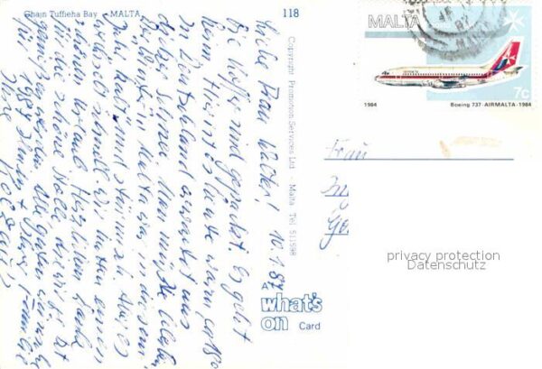 Malta Fliegeraufnahme Chajn Tuffieha Bay – Bild 2