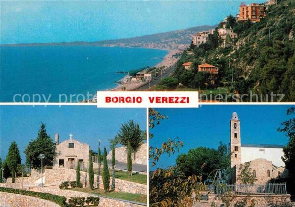 Borgio Verezzi Kirchen Strand