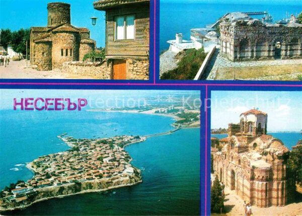 Nessebar Nessebyr Nessebre Fliegeraufnahme Kirchen