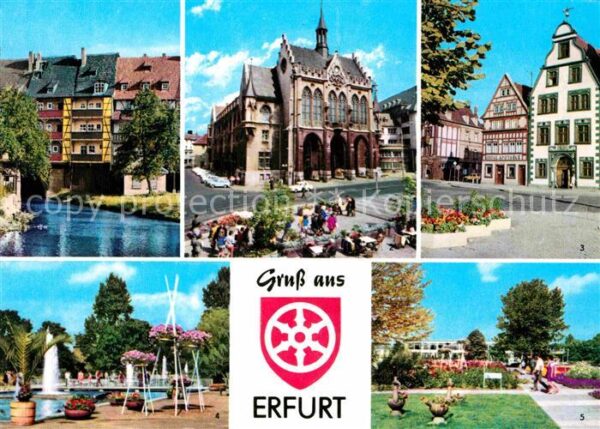 Erfurt Krämerbrücke Rathaus