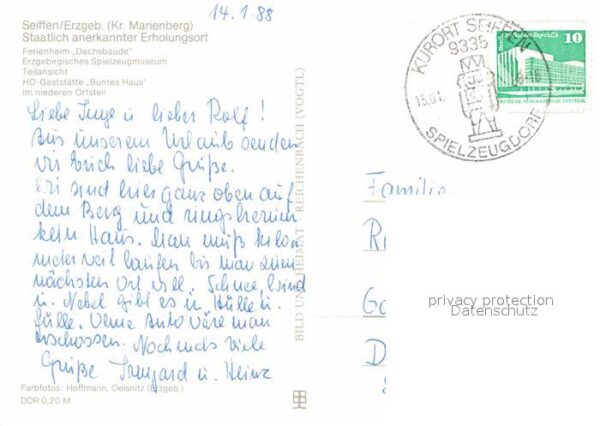 Seiffen Erzgebirge Ferienheim-Dachsbaude Spielzeugmuseum R – Bild 2