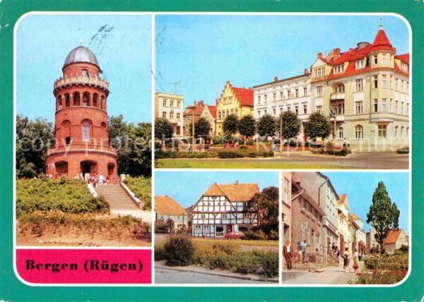 Bergen Ruegen Ernst Moritz Arndt Turm Karl-Marx-Platz