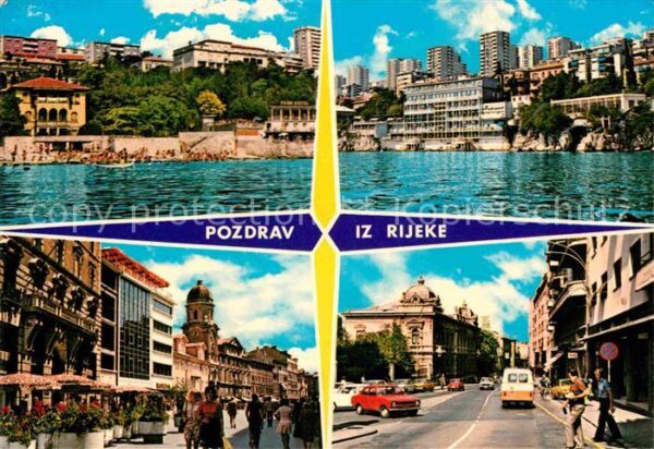 Rijeka Fiume Ortspartien