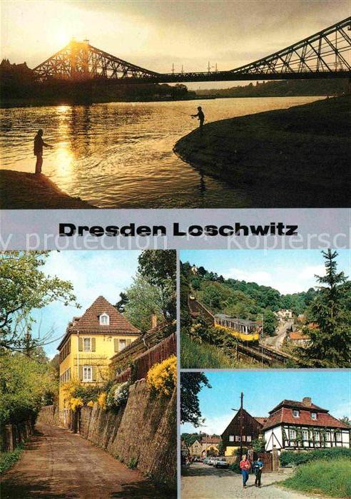 Loschwitz Blaues-Wunder Körnerhaus Standseilbahn