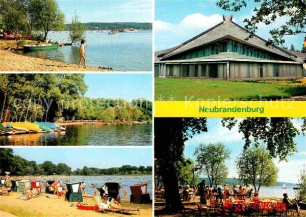 Neubrandenburg Kulturhaus Bootshafen Freibad Kulturpar