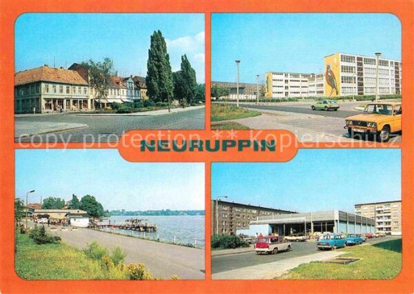 Neuruppin Karl-Marx-Strasse Ruppiner See Kaufhall