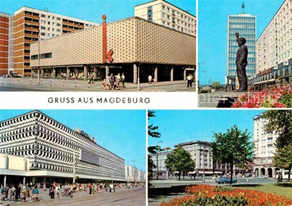 Magdeburg Erich-Weinert-Denkmal Otto-von-Guericke