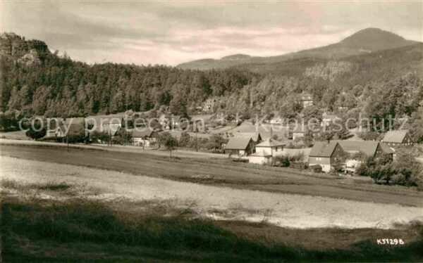 Jonsdorf Kurort mit der Lausche Zittauer Gebirge