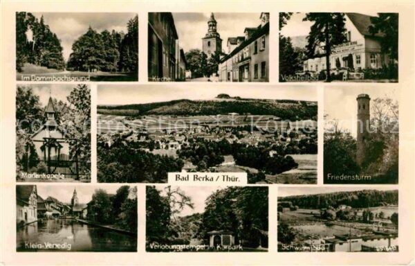 Bad Berka Dammbachsgrund Kirche Volksheilbad Frie