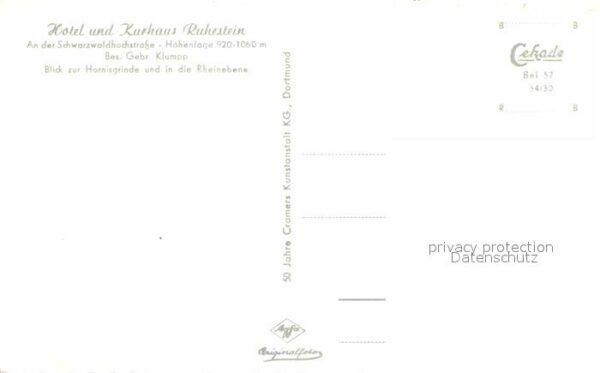 Ottenhoefen Schwarzwald Hotel Kurhaus Ruhestein Schwarzwaldhoch – Bild 2