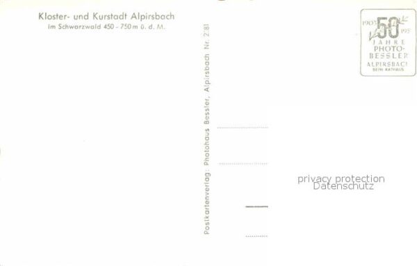 Alpirsbach Kloster und Kurstadt Schwarzwald – Bild 2