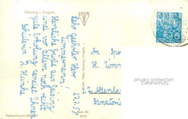 Geising Erzgebirge Panorama Viehweide Kühe – Bild 2