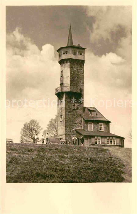 Oberweissbach Kirchberg mit Fröbelturm Luftkurort