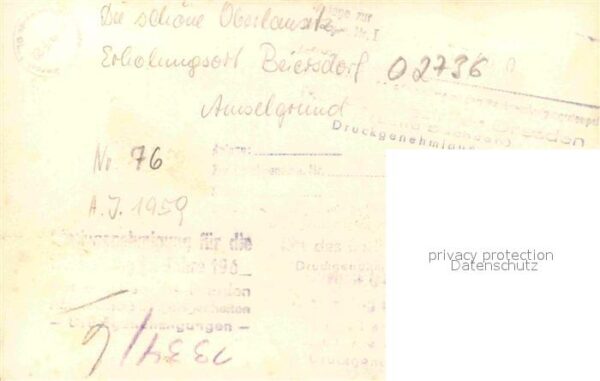 Beiersdorf Loebau Amselgrund Erholungsort – Bild 2