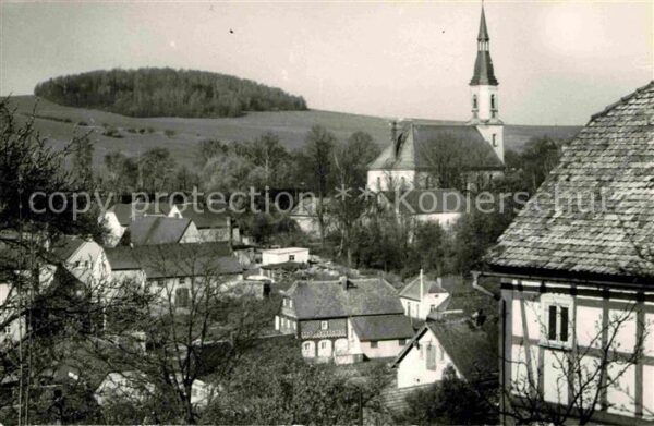 Oberoderwitz Ortsansicht mit Kirche