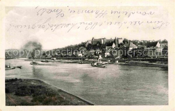 Pirna Partie an der Elbe