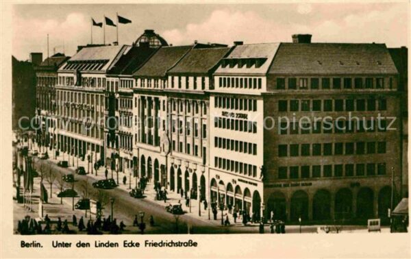 Berlin Unter den Linden Ecke Friedrichstrasse