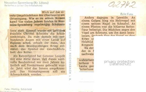 Neusalza-Spremberg Reiterhaus Denkmalschutz – Bild 2