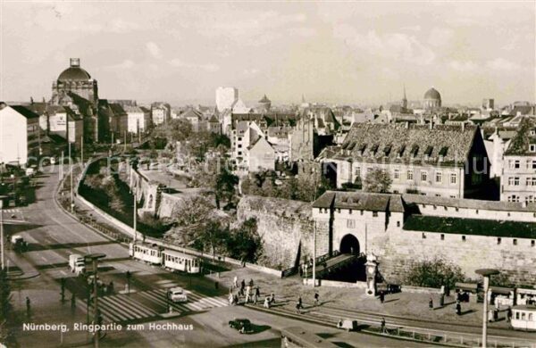 Nuernberg Ringpartie zum Hochhaus