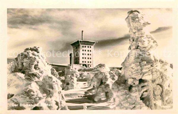 Brocken Harz im Winter