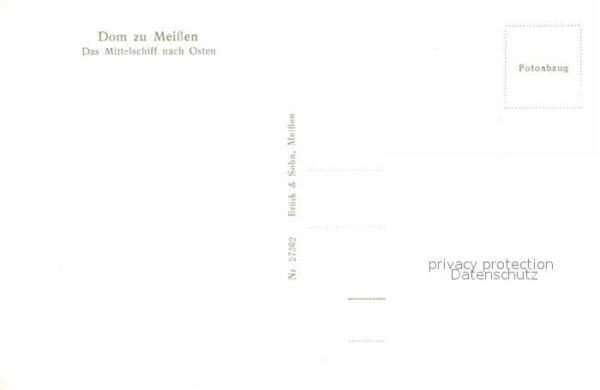 Meissen Elbe Sachsen Mittelschiff im Dom – Bild 2