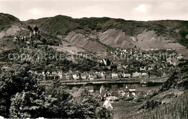 Cochem Mosel Panorama Blick zur Reichsburg