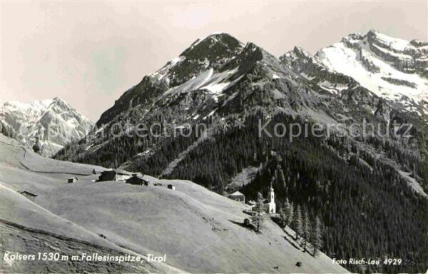 Kaisers Bergdorf mit Fallesinspitze Lechtaler A