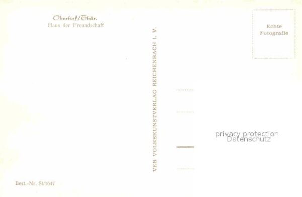 Oberhof Thueringen Haus der Freundschaft – Bild 2