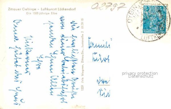 Lueckendorf 1500 jährige Eibe Luftkurort Zittauer G – Bild 2