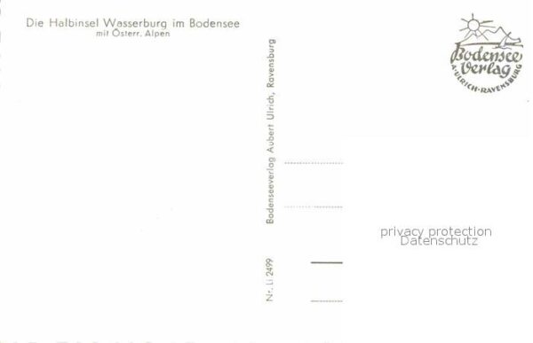 Wasserburg Bodensee Halbinsel mit Österreichischen Alpen – Bild 2