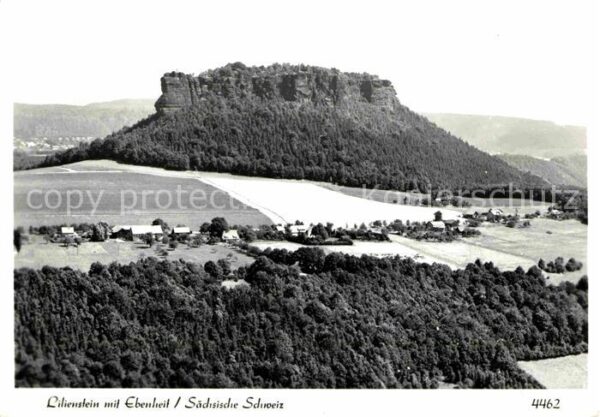 Ebenheit Lilienstein Tafelberg Elbsandsteingebir