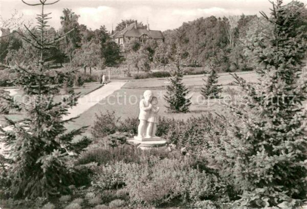 Bad Klosterlausnitz Kurpark Skulptur HO Hotel
