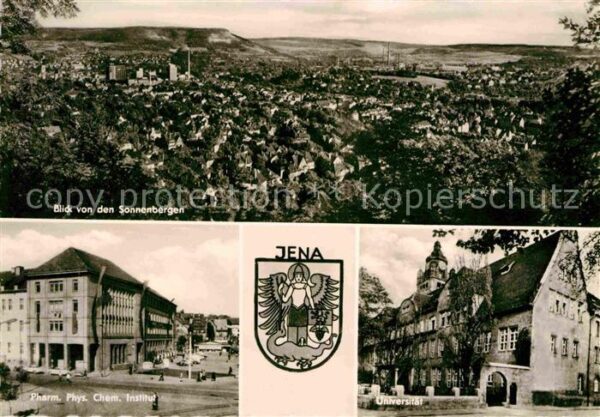Jena Thueringen Panorama Blick von den Sonnenbergen Pha