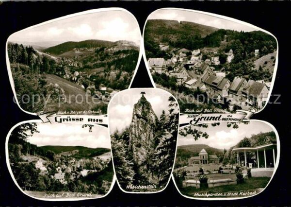 Bad Grund Blick vom Iberger Kaffeehaus Hübichenst