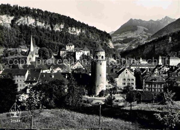 Feldkirch Vorarlberg Historische Altstadt Schattenburg gegen