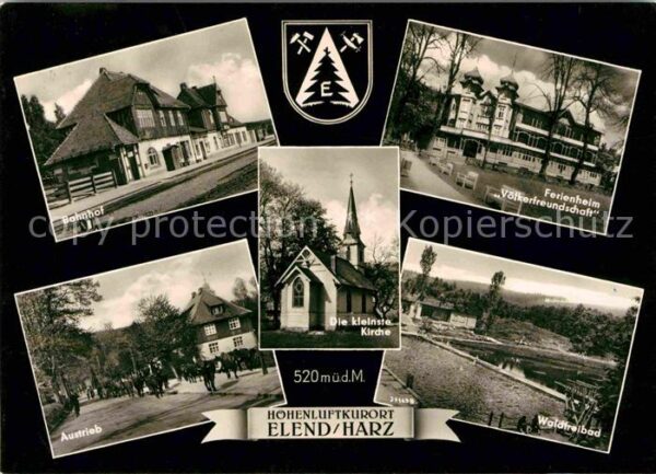 Elend Harz Bahnhof Ferienheim Völkerfreundschaft W