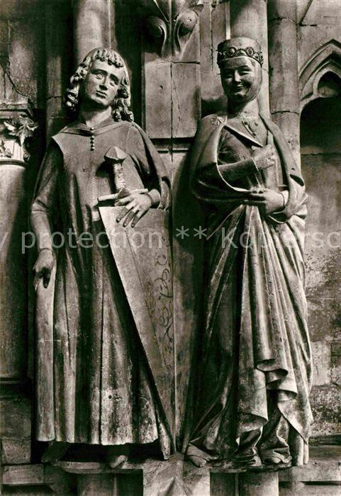 Naumburg Saale Dom zu Naumburg 13. Jhdt. Westchor Herm
