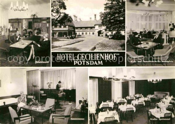 Potsdam Hotel Cecilienhof Hotelzimmer Klubraum