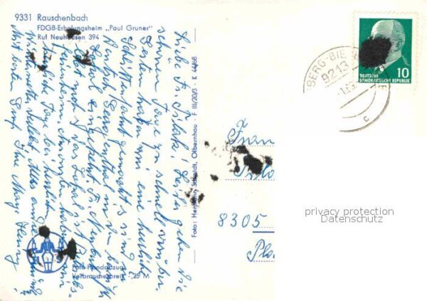 Rauschenbach Neuhausen FDGB Erholungsheim Paul Gruner – Bild 2