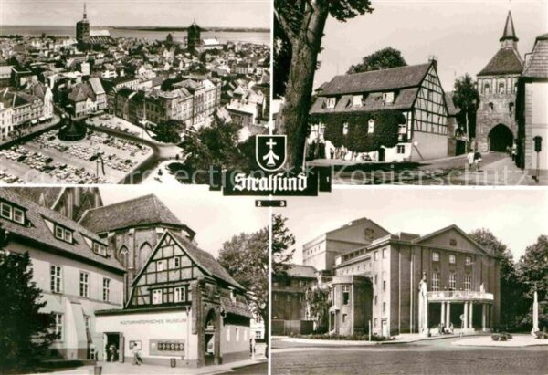 Stralsund Mecklenburg Vorpommern Kütertor Jugendherberge Museum Theater
