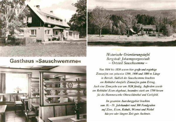 Johanngeorgenstadt Gasthaus Sauschwemme Historische Orient