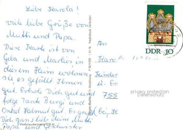 Schoenfeld Erzgebirge Gaststätte Ferienheim des Reichsbahnamt – Bild 2