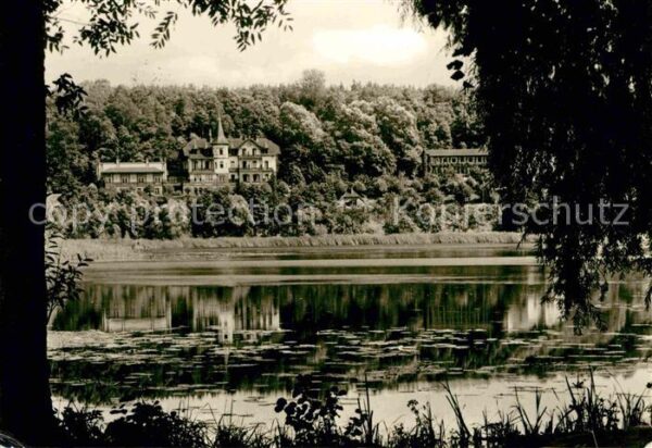 Buckow Maerkische Schweiz Griepensee und Haus Wilhelmshöhe