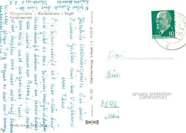 Rautenkranz Vogtland Forstinternat – Bild 2