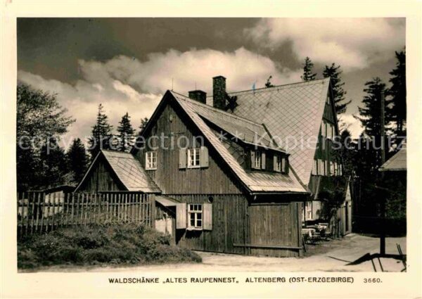 Altenberg Erzgebirge Waldschänke Altes Raupennest