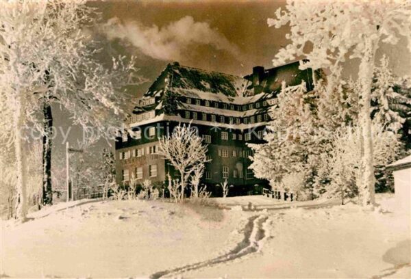 Altenberg Erzgebirge Sanatorium Raupennest Winterimpressione
